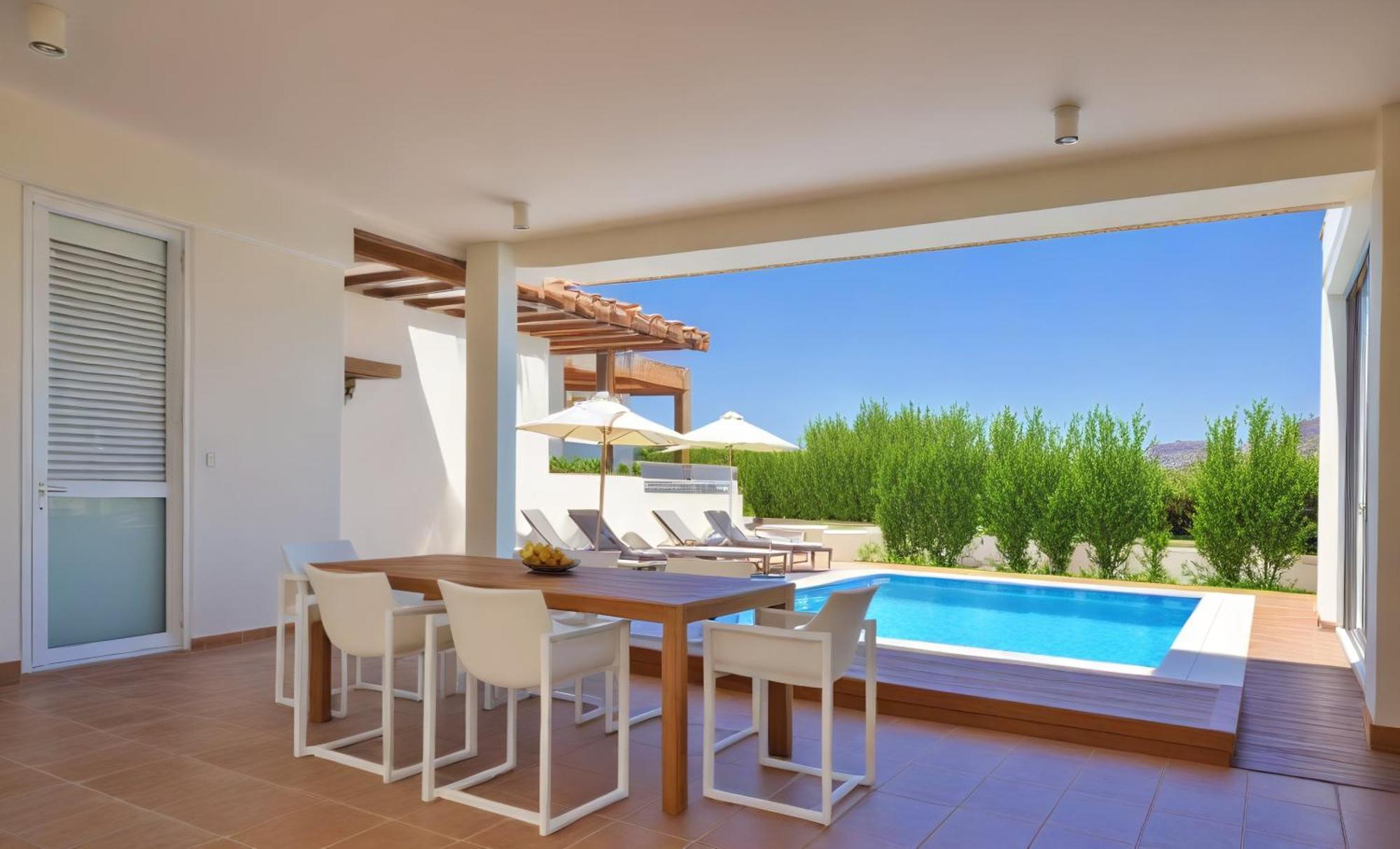 Seaview Luxury Villa Jacuzzi & Pool! 2 Min Beach Protaras Exterior foto